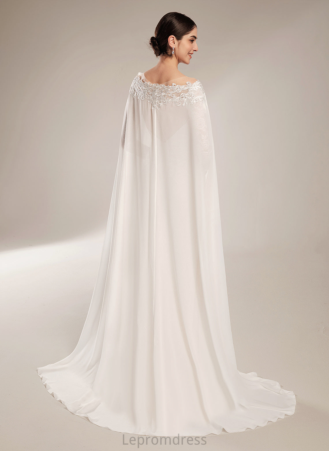 Train Chiffon With Amira Wedding Dresses Court Beading Illusion Lace Trumpet/Mermaid Wedding Dress